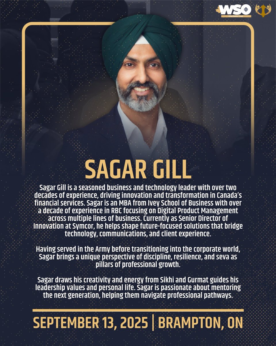 WorldSikhOrg's tweet image. Join us in Brampton, ON on Saturday September 13th!
We’re bringing the community together for an exciting networking event in Brampton, ON. Come connect with professionals, meet mentors from diverse fields, and build meaningful relationships that can help shape your journey.…