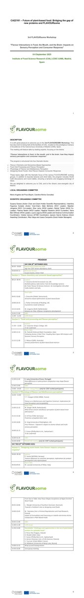 CIAL_CSIC_UAM's tweet image. ¿Cómo interactúan boca, cerebro y alimentos?
Investigadores líderes lo explican el lunes y martes en el @CIAL_CSIC_UAM
¡Solo con registro antes del viernes!
👇docs.google.com/forms/d/e/1FAI…