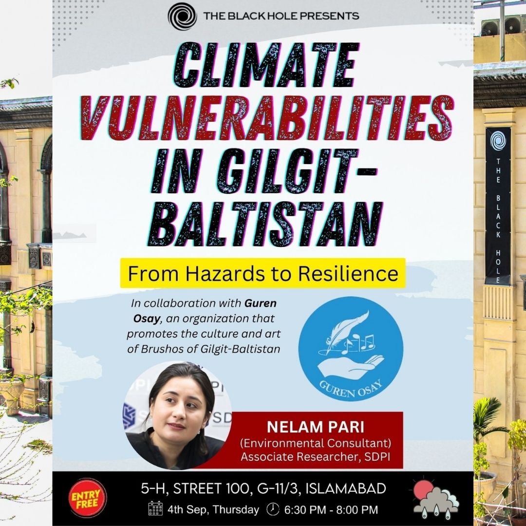 Gilgit-Baltistan stands at the frontline of climate change. This session explores the climate vulnerabilities of GB, tracing the hazards that endanger the region while highlighting the pathways that can turn peril into promise.

#Pakistan #Gilgit #Floods #ClimateCrisis