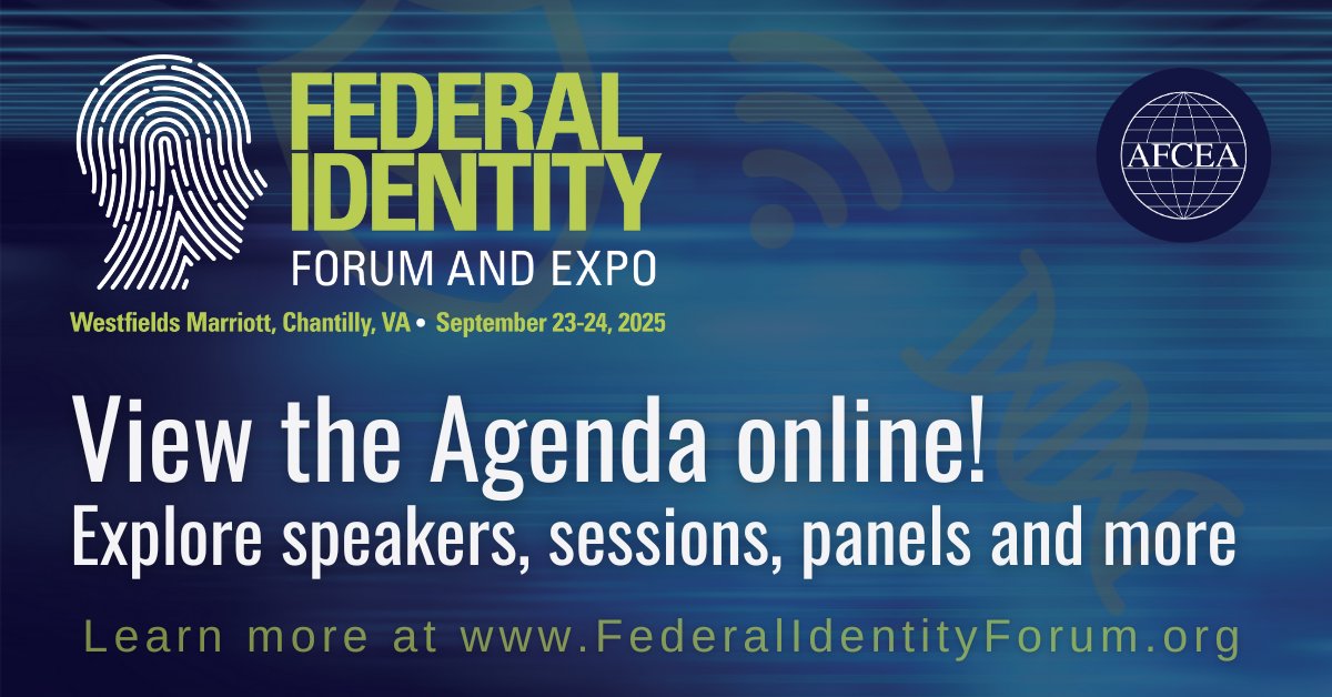 DefGovTech's tweet image. Explore the #FedID 2025 agenda online today and check back often for added speakers and content. Visit the website at fe.did25.myexpoonline.com/sessions