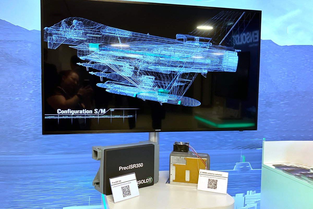 hensoldt's tweet image. We invite you to join us at this year&apos;s #RüNet, one of the central platforms for the German Armed Forces, the Federal Ministry of Defence, research organisations and industry. At this forum, @HENSOLDT presents e.g. our #Spexer radar and our sensor solution #Ceretron.