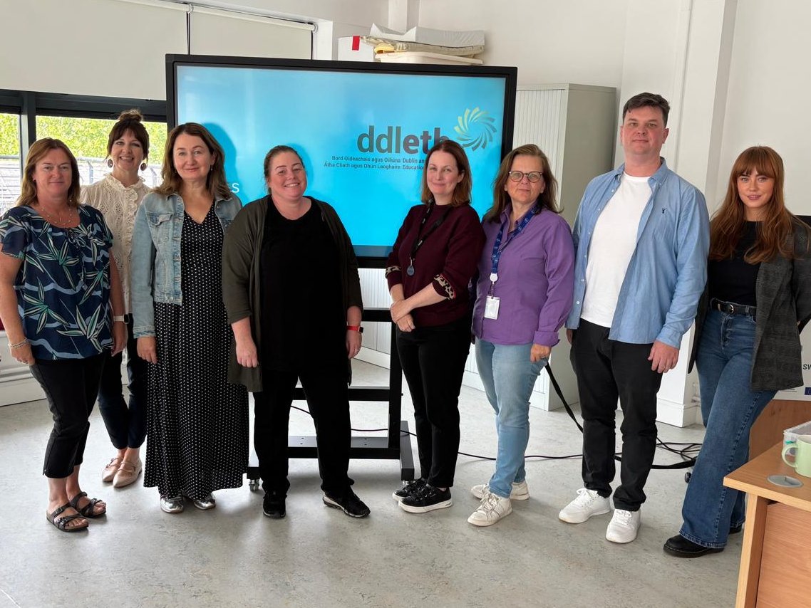 A special 'Thanks' to Karyn Farrell and Ruby Cooney from @aontasireland  for delivering an excellent training  session on Learners Voice yesterday in our Swords centre. All staff in attendance found it very helpful and informative.
#Teamddletb #ThisIsFET #AONTAS #learnersvoice