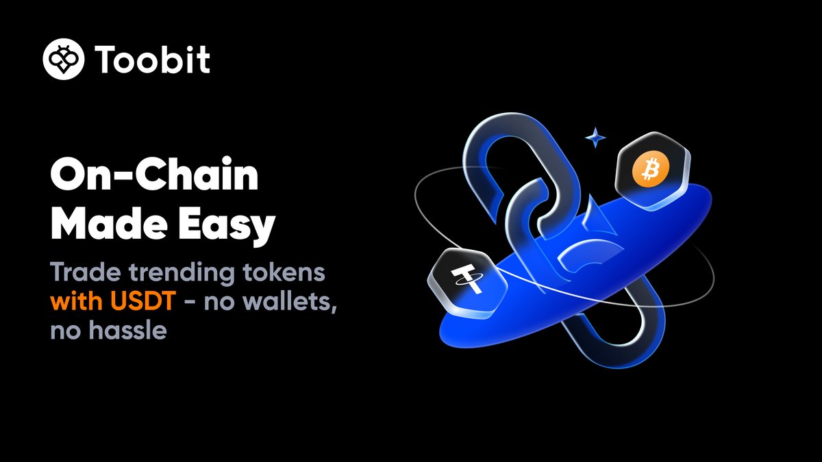Toobit_official's tweet image. DeFi feels complicated? Not anymore.
🔗 DEX+ brings on-chain assets to your Spot account.
Simple. Fast. Hassle-free.

More 👉 toobit.com/en-US/dex/

#ToobitDEX #OnChainMadeEasy