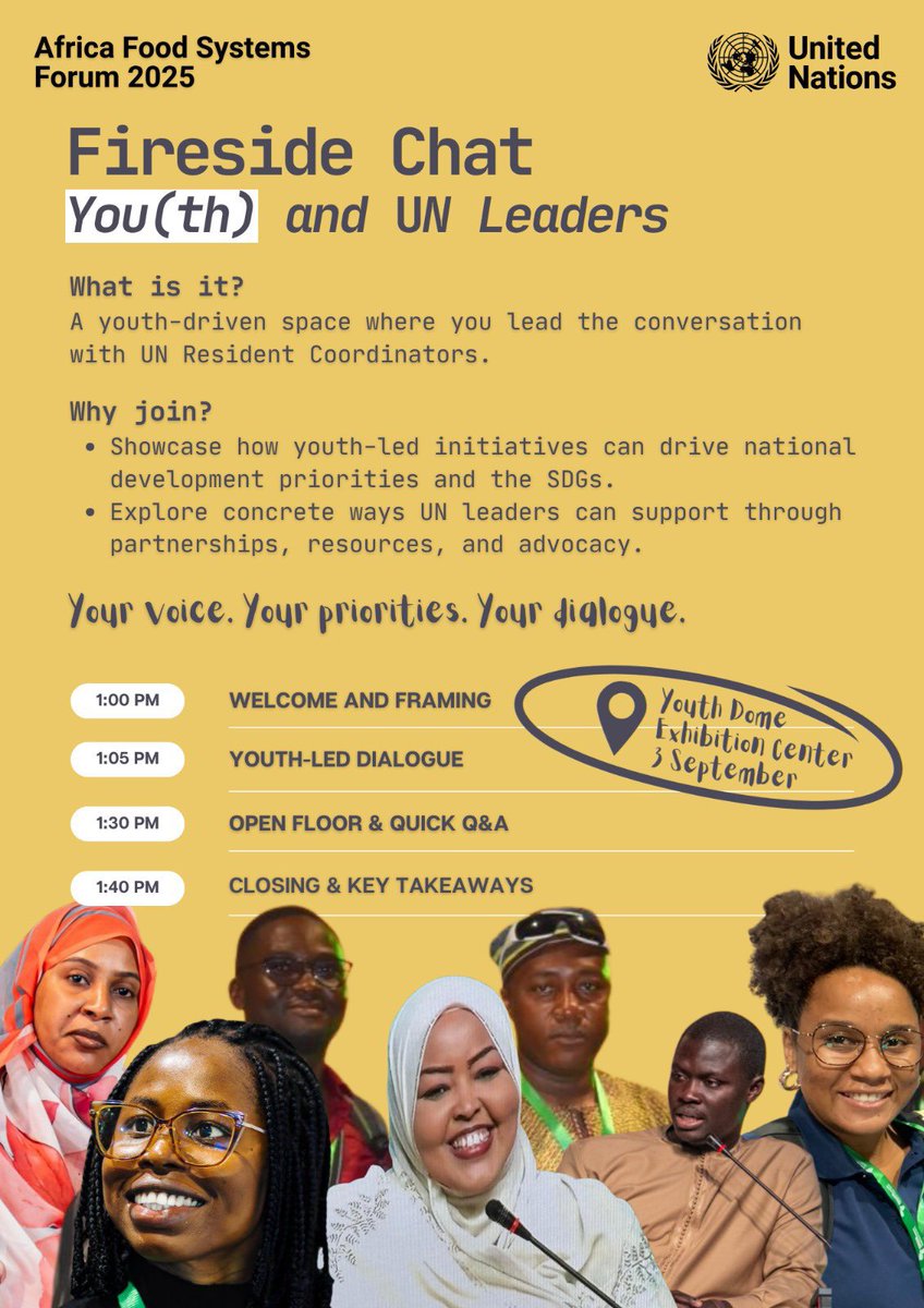 Working with young people across Africa is not mission impossible — it’s mission imperative for the <a href="/UN/">United Nations</a>

From dumpsites to farmlands, youth like Buyiswa Twala 🇿🇦 are transforming food systems youtu.be/eq_dJeJD4KY?si… 

Let’s accompany, connect, and amplify their disruption🇸🇳 #SDGs