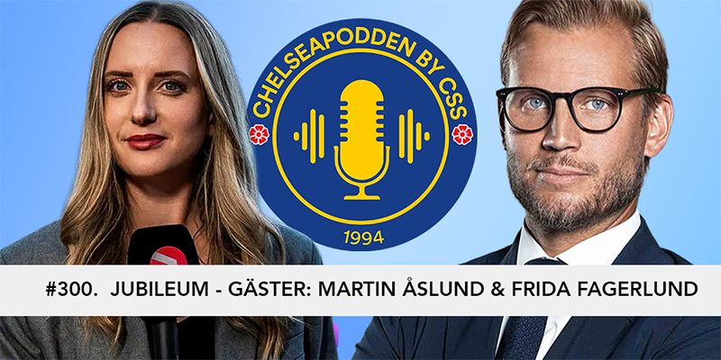 🎙️ Avsnitt 300 ute nu! Vi firar jubileum med Frida Fagerlund och Martin Åslund i studion. VAR-kaos mot Fulham, Chelseas transferfönster 2025 och förväntningarna inför säsongen ⭐

🎙️<a href="/patrick_petcu/">Patrick Petcu</a> 
🎙️<a href="/samuelkrondahl/">Samuel Krondahl</a> 
🎙️<a href="/fagerlundfrida/">Frida Fagerlund</a> 
🎙️<a href="/MartinAslund/">Martin Åslund</a> 
🎙️Lachi Hadjiev