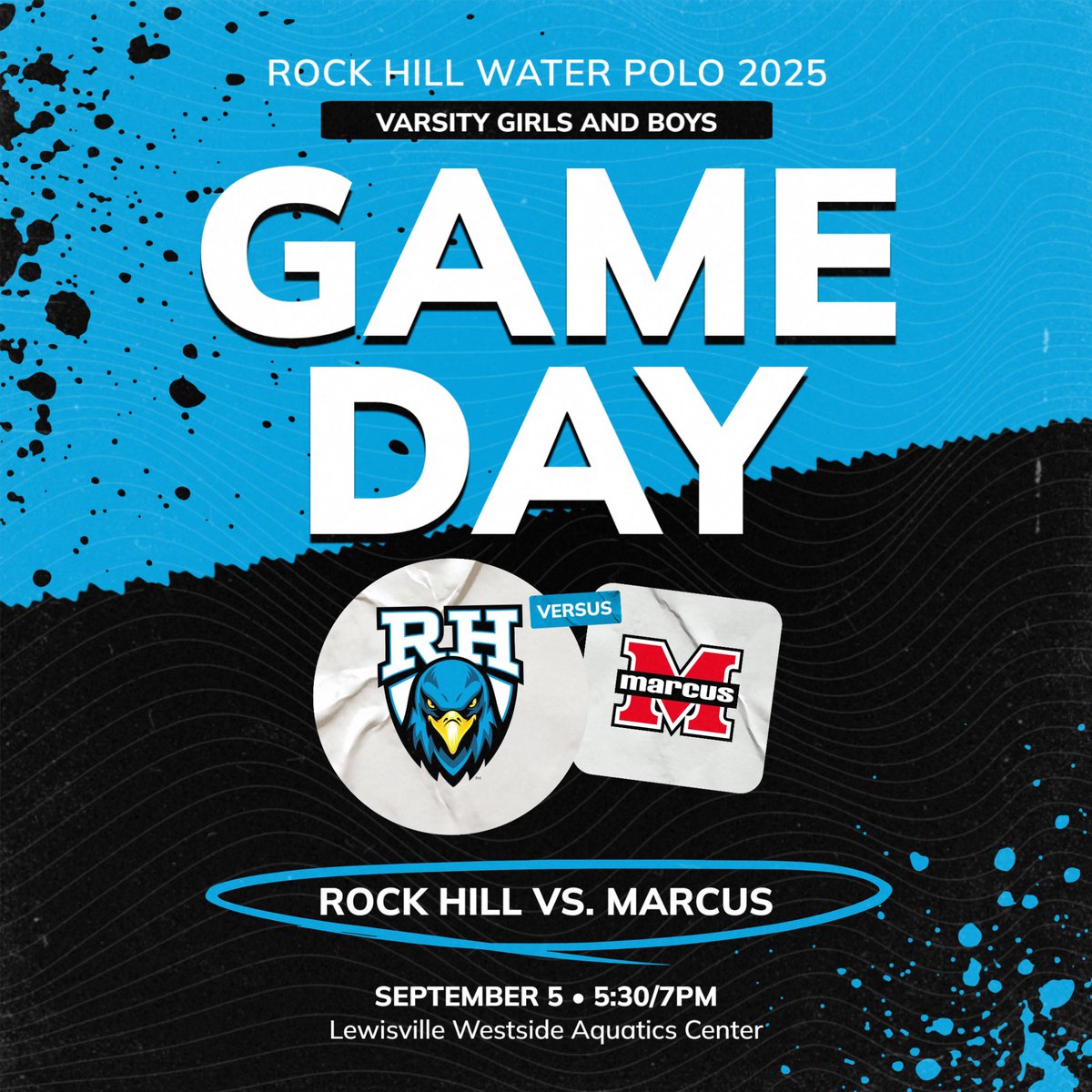 Get ready for GAME DAY <a href="/PISD_Aquatics/">ProsperISDAquatics</a> <a href="/RHWaterPolo/">Rock Hill Water Polo</a>