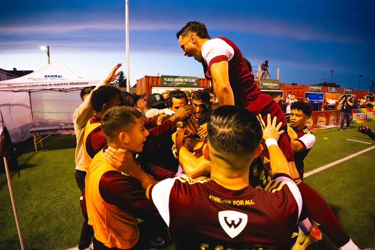 DetroitCityFC's tweet photo. That "first goal at Keyworth" feeling 🪄🔝

#DCTID https://t.co/YQ2DmpbFN1