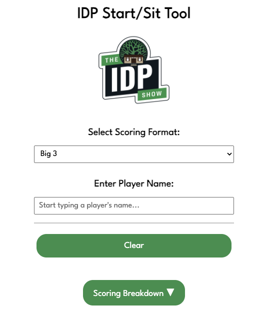 The IDP Show (@theidpshow) on Twitter photo The 2025 NFL season kicks off tomorrow! 🎉
Got tough IDP start/sit decisions to make? We're here to help with our new, totally FREE start/sit tool 🔥
idpstartsit.com
⭐️ Powered by <a href="/Mike_Woellert/">Mike Woellert</a>'s projections
⭐️ Variety of scoring systems
⭐️ Help make flex decisions The 2025 NFL season kicks off tomorrow! 🎉
Got tough IDP start/sit decisions to make? We're here to help with our new, totally FREE start/sit tool 🔥
idpstartsit.com
⭐️ Powered by <a href="/Mike_Woellert/">Mike Woellert</a>'s projections
⭐️ Variety of scoring systems
⭐️ Help make flex decisions
