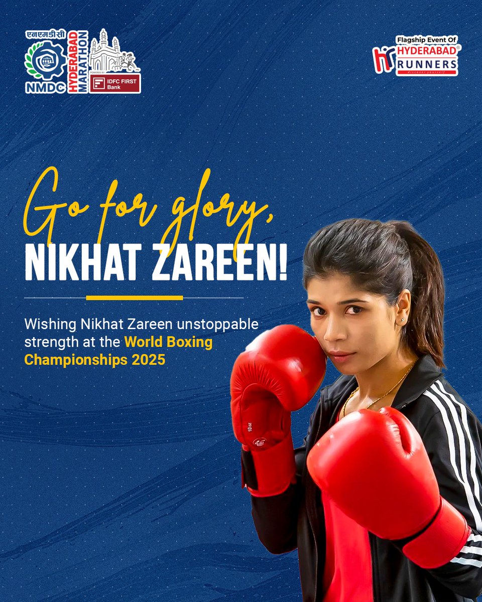 From Hyderabad to the world, we stand behind you, Nikhat Zareen. 🌍💪
Here’s to unstoppable spirit and unmatched glory at the World Boxing Championships 2025! 🥊✨