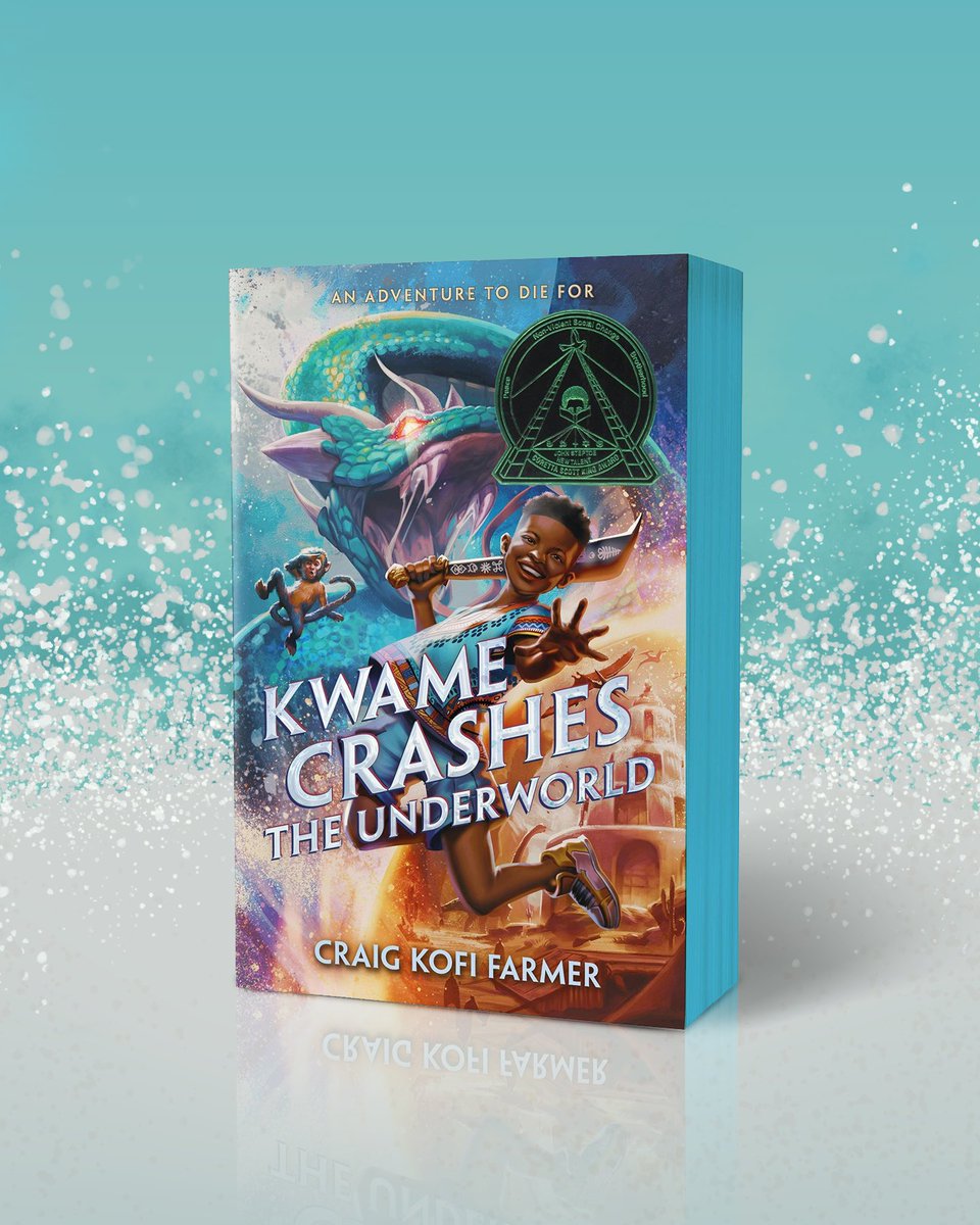 Craig Kofi Farmer, M.Ed. (@state_farmm) on Twitter photo So honored to see KWAME CRASHES THE UNDERWORLD included in the New York Public Library’s (<a href="/nypl/">NY Public Library</a>) “Vibrant Voices” List! This story just keeps surprising me 💟
Don’t forget that KWAME’s paperback, with sprayed edges and some extra features, comes out on September 9 🇬🇭 So honored to see KWAME CRASHES THE UNDERWORLD included in the New York Public Library’s (<a href="/nypl/">NY Public Library</a>) “Vibrant Voices” List! This story just keeps surprising me 💟
Don’t forget that KWAME’s paperback, with sprayed edges and some extra features, comes out on September 9 🇬🇭
