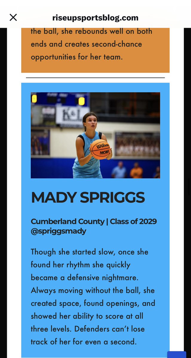 CCHS Lady Jets Basketball (@cchsladyjetsbb) on Twitter photo Check out this write-up on ‘29 Mady Spriggs from <a href="/riseupsports1/">Rise Up Sports Media</a> media. We see you girl! #Relentless Check out this write-up on ‘29 Mady Spriggs from <a href="/riseupsports1/">Rise Up Sports Media</a> media. We see you girl! #Relentless