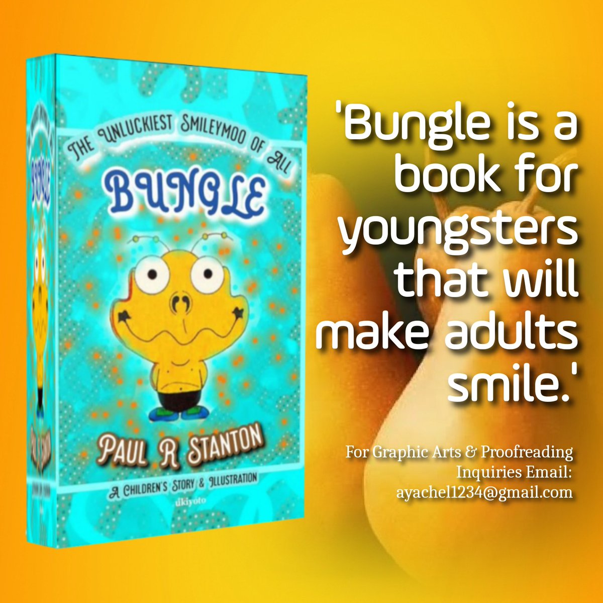 Zey Perez Author Artist Reviewer (@zeaperez3) on Twitter photo ๐ฟ๐ป๐ฟ #BookReviews #BookRecommendations
'This is the type of kidโs book that will have a child joining in with giggles over the mishaps & adventures of Bungle.'
๐ป'BUNGLE' by <a href="/PaulRStanton/">Paul Stanton - Author - Playwright.</a>
BUY HERE: amazon.com/BUNGLE-Paul-R-โฆ
#readingcommunity #childrensbooks ๐ฟ๐ป๐ฟ #BookReviews #BookRecommendations
'This is the type of kidโs book that will have a child joining in with giggles over the mishaps & adventures of Bungle.'
๐ป'BUNGLE' by <a href="/PaulRStanton/">Paul Stanton - Author - Playwright.</a>
BUY HERE: amazon.com/BUNGLE-Paul-R-โฆ
#readingcommunity #childrensbooks
