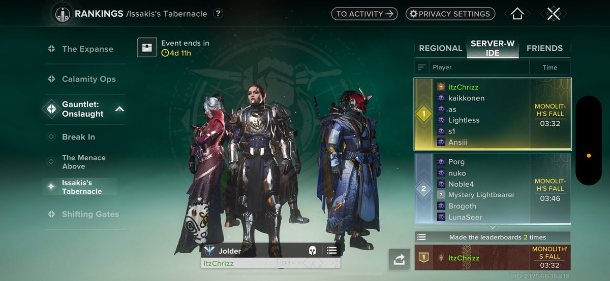 DEFY_Chrizz's tweet image. DEFY! On Top.

Pack Recruiting, 

Comp/Leaderboard Raiders.
PVP Members