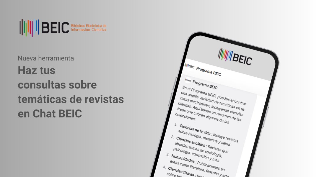 ProgramaBEIC's tweet image. 💬Pon a prueba el CHAT BEIC en beic.cl y pregunta por tu área de interés: