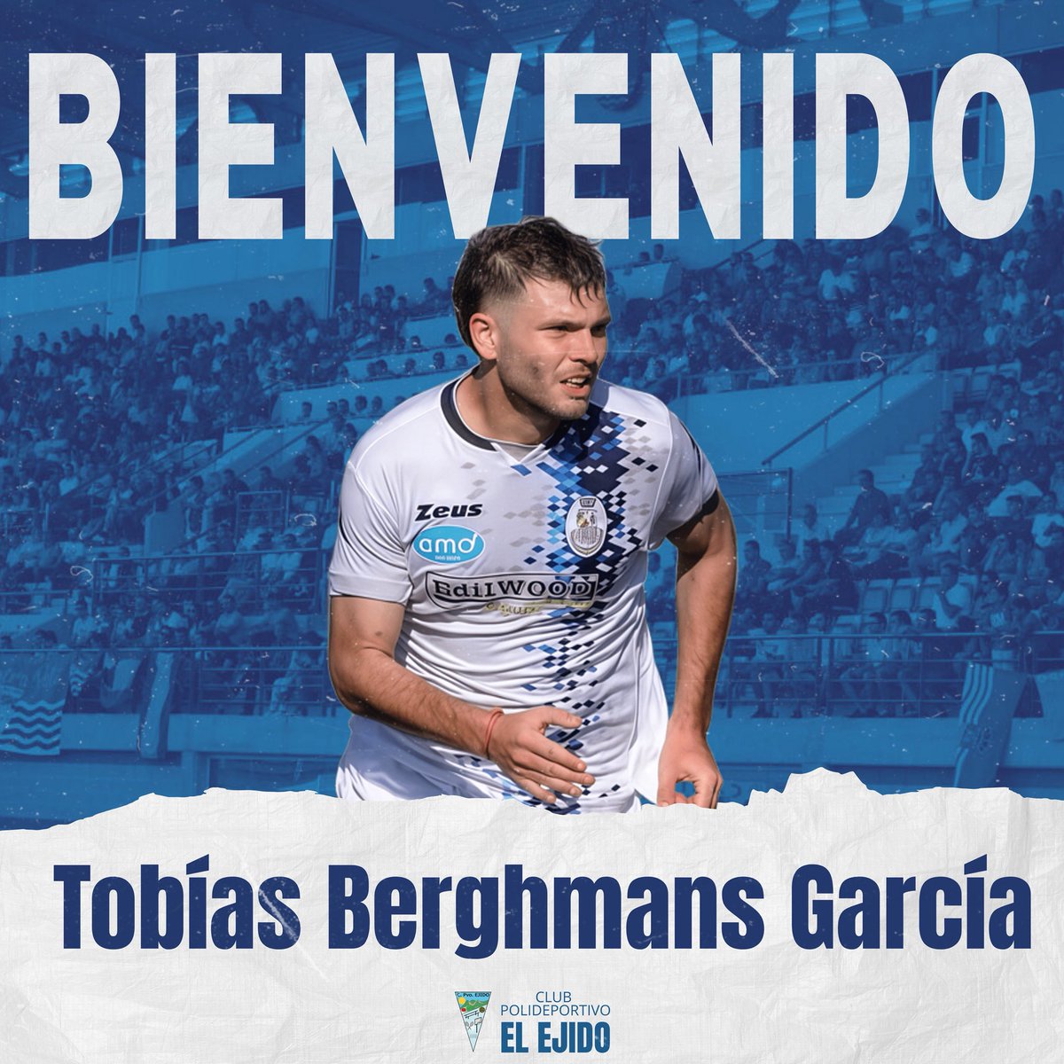 🔵 FICHAJE / TOBÍAS BERGHMANS GARCÍA NUEVO JUGADOR DEL PRIMER EQUIPO

📅 25 años
📍 Central 
🔙 SPD Tharros

🔍 Defensa central sólido, con excelente posicionamiento, liderazgo y carácter, que combina firmeza con agresividad competitiva.
