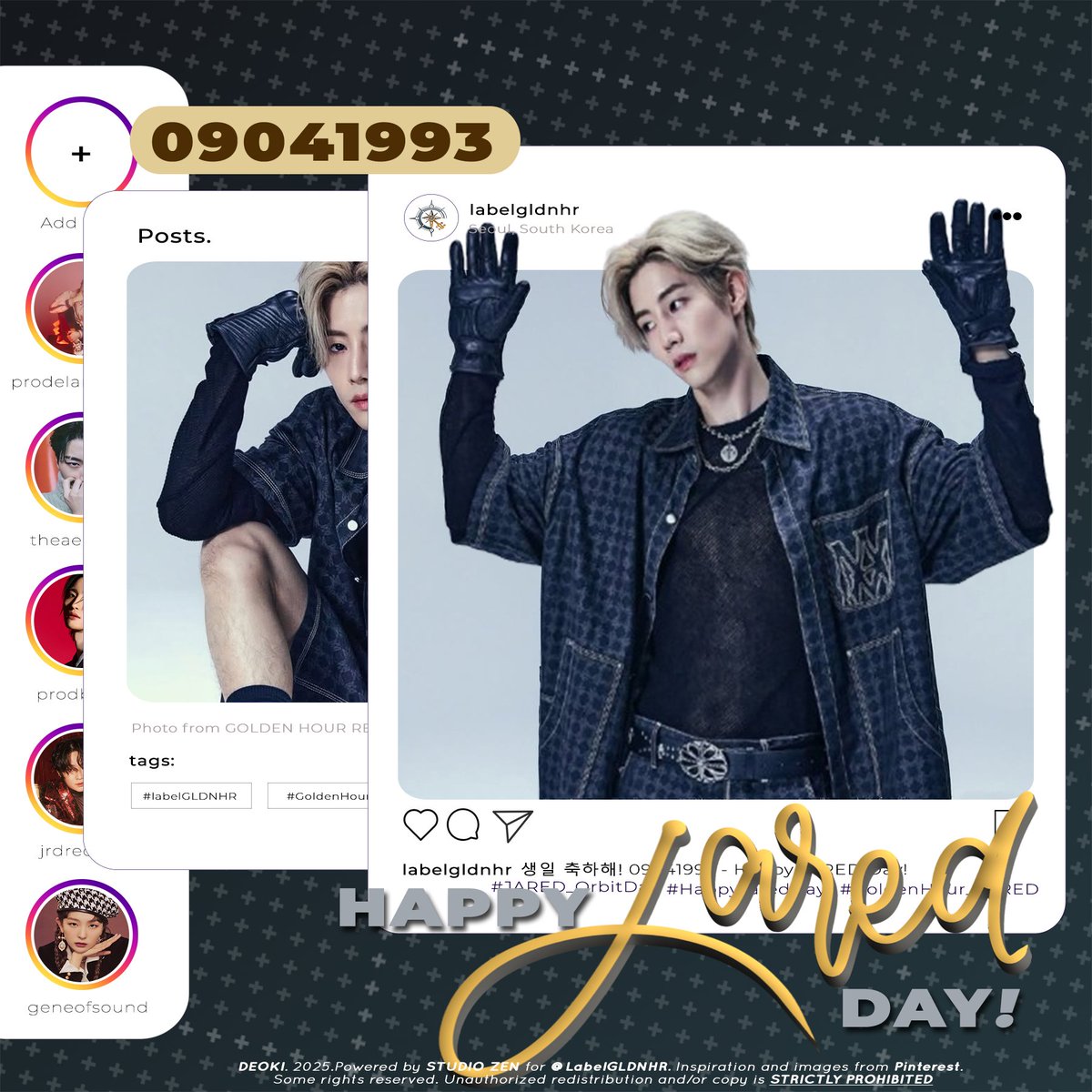 ㅤ

   [🎂] HAPPY BIRTHDAY JARED! 
   GH Fam is celebrating JARED's birthday! 🎉
   Meilleurs vœux pour votre anniversaire! 

     #HappyJAREDDay #JARED_OrbitDay
ㅤ