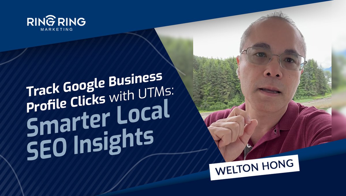RingMarketing's tweet image. Still guessing where your GBP clicks come from?

UTM tags = real data, clear ROI.
Track links, bookings, &amp;amp; locations in GA4.

🔗 youtube.com/watch?v=CTLoZV…

#LocalSEO #GA4 #UTMTracking