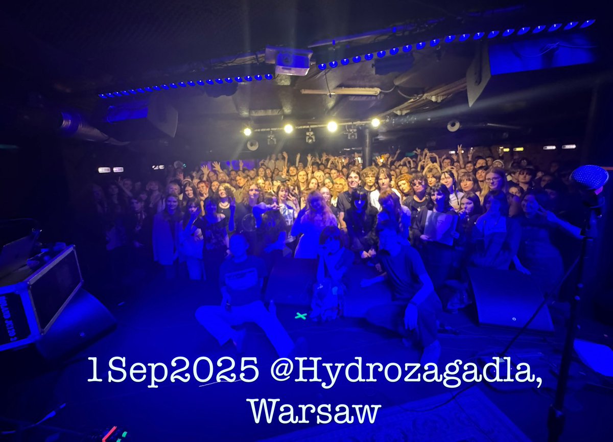 Thanx to Manchester(White Hotel),
Glasgow(Mono), Berlin(Gretchen) and
Warsaw(Hydrozagadka)🫶🫶🫶🫶
Very grateful to all of you✨