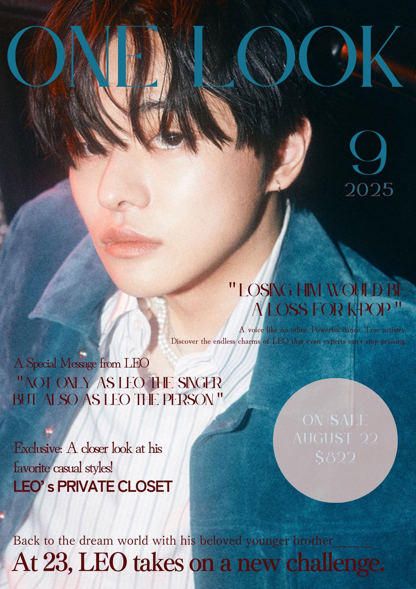 On Sale Now .｡.: #LEO from BOYS Ⅱ PLANET is on this month's ONE