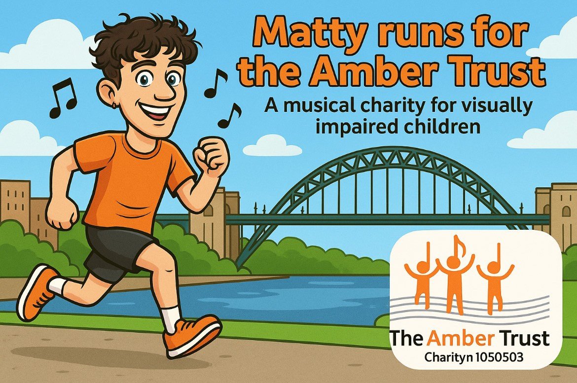 This Sunday, Matthew will be running the Great North Run to raise £1,000 in aid of Amber! Matthew is an Ophthalmologist in the north-east and this will be the very first time he's taken on the event. 

If you would like to support his campaign, go to: justgiving.com/crowdfunding/m…