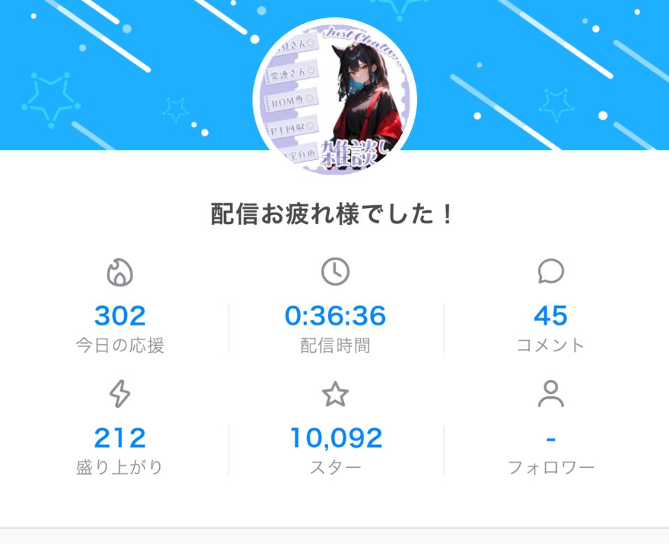RunRun0430r6's tweet photo. 今日も配信しましたよ！
それでは、おやすみなさい！ https://t.co/Lt5mKKQtnE