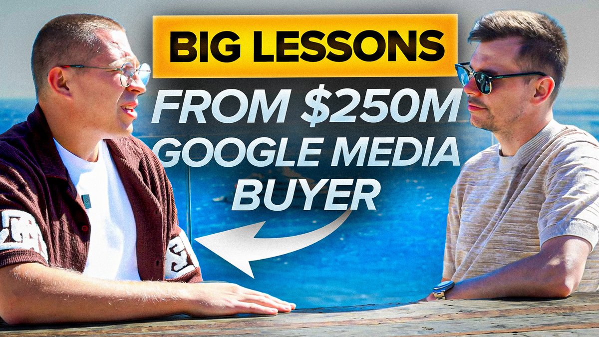 This Google Ads Media Buyer Spent $250M (Interview)

Recently, during the Geekout event, I interviewed Bruno Vidic, one of the best Google and YT media buyers.

He dived deep into campaign structures, PMax, Demand Gen, and YT creative testing &amp; advertorials.

Don't miss out!