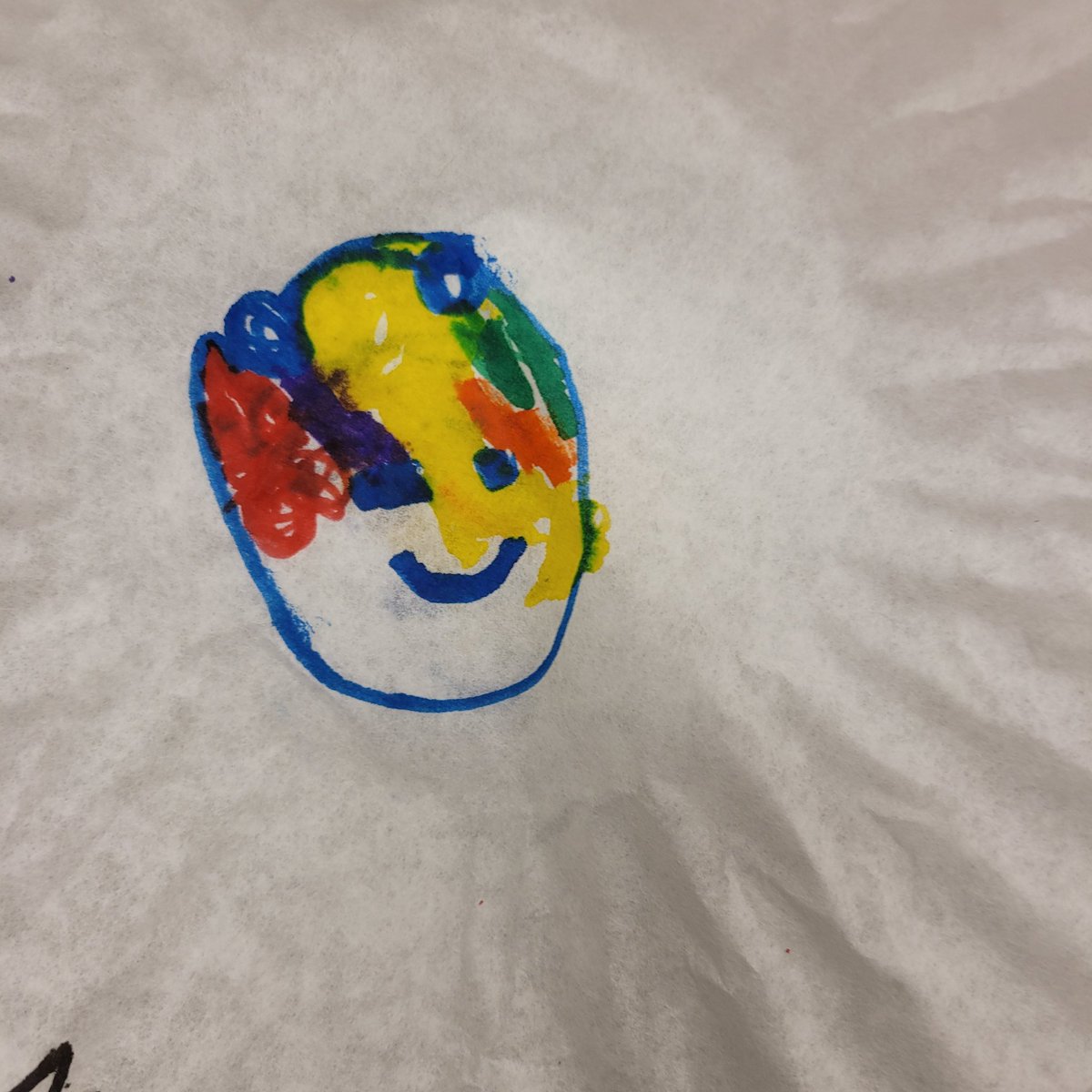 I drew a happy face because I love you, Mrs Scalan! <a href="/RoundRockISD/">Round Rock ISD</a> <a href="/GattisRRISD/">GattisRRISD</a> <a href="/RoundRockISD/">Round Rock ISD</a>