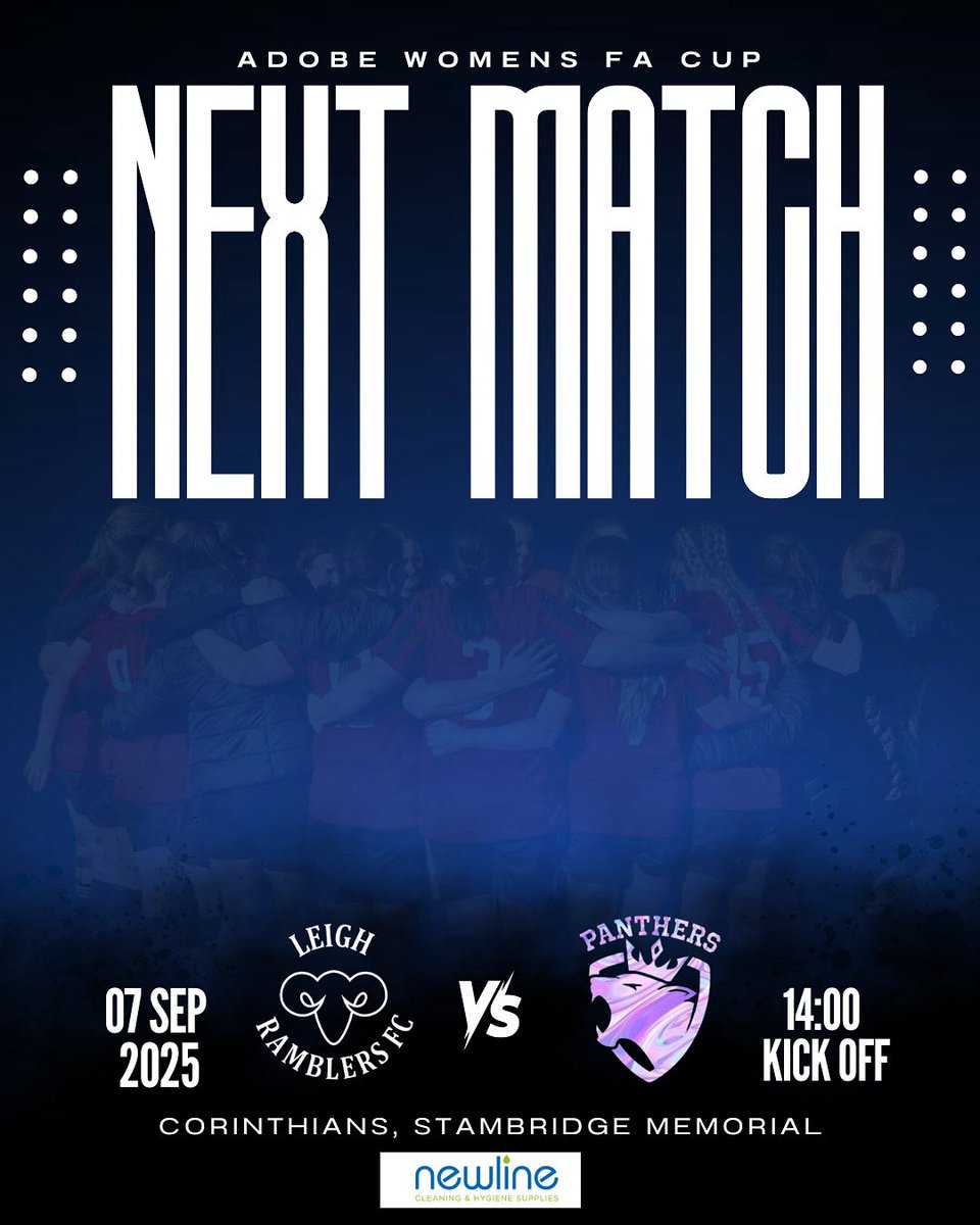This Sunday, we make history as we face She Can Play in our first ever FA Cup match! 🏆⚽

📍 Corinthians, Stambridge Memorial 
🕐 Kick-off: 14:00
🆚 @shecanplayfc 

Come down, bring the noise, and show your support as we take on this exciting challenge💪💙
