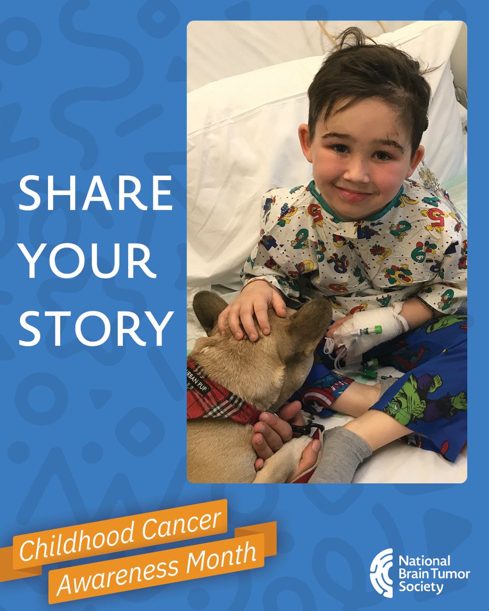 NBTStweets's tweet image. Help raise awareness about pediatric #braintumors — and help others feel less alone — by sharing your story with us this #CCAM: braintumor.org/events/childho…

#ChildhoodCancerAwarenessMonth #NationalBrainTumorSociety