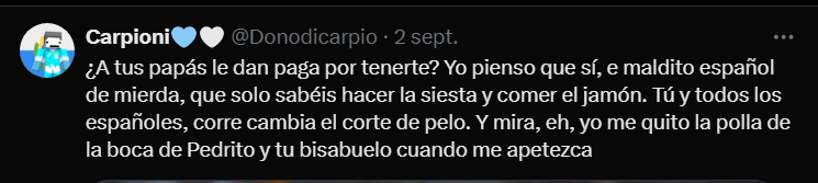 antoniomc082's tweet photo. Los maravillosos comentarios que recibimos ayer yo y @SandraFe05 durante el Stream IRL en Madrid. A la siguiente os vais denunciados, al menos por mi parte, ni una amenaza mas, quedan avisados.

Si queréis leer mas comentarios os dejo link: https://t.co/QE7rXEDaIj https://t.co/4JxTUkwV6m
