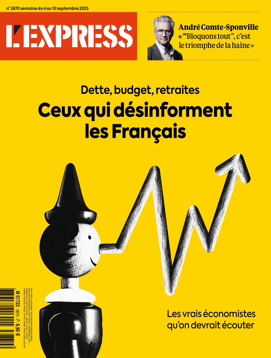 Bobards, mauvaise foi, fake news… Le débat sur la dette, les retraites et le budget est biaisé. ⁦<a href="/LEXPRESS/">L'Express</a>⁩ rétablit les faits et démasque les désinformateurs. Attention, ça pique ! Avec ⁦<a href="/LevyAntoine/">Antoine Levy</a>⁩ ⁦<a href="/XJaravel/">Xavier Jaravel</a>⁩ ⁦<a href="/damon_julien/">Julien Damon</a>⁩ Emmanuelle Auriol…