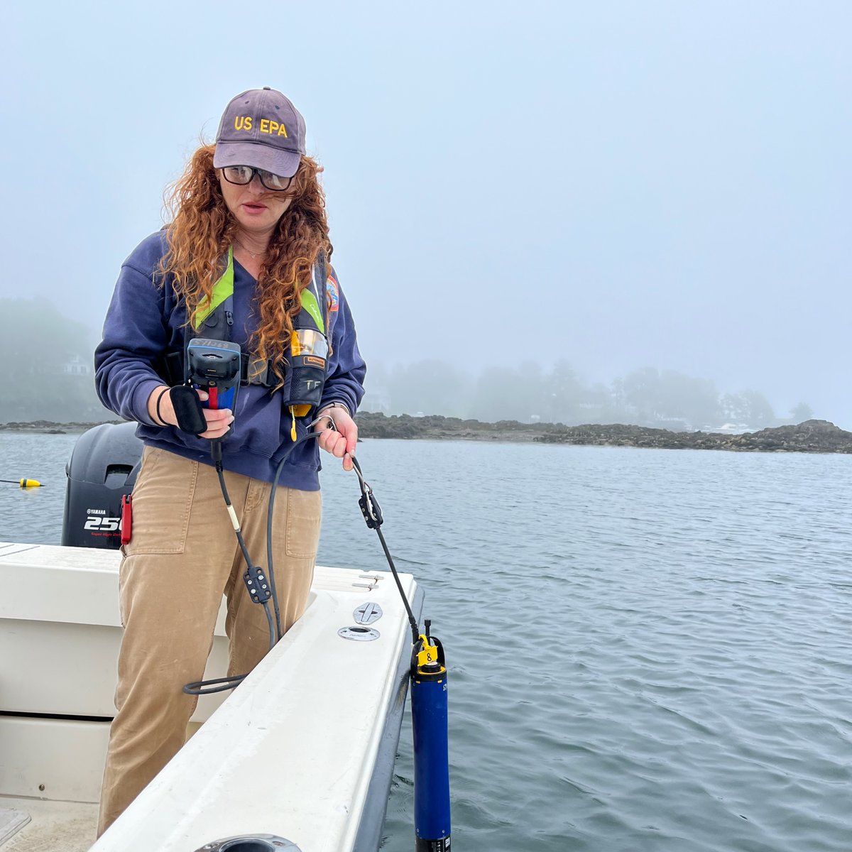U.S. EPA New England Region (@eparegion1) on Twitter photo 🎣 Fishing for answers, scientists and field crews from our lab work with <a href="/maine_dep/">Maine DEP</a>  to continuously check the water quality at Spruce Creek in Kittery. We're keeping an eye on rising nutrient levels in the creek that deplete oxygen in the water. Fish need oxygen too! 🎣 Fishing for answers, scientists and field crews from our lab work with <a href="/maine_dep/">Maine DEP</a>  to continuously check the water quality at Spruce Creek in Kittery. We're keeping an eye on rising nutrient levels in the creek that deplete oxygen in the water. Fish need oxygen too!
