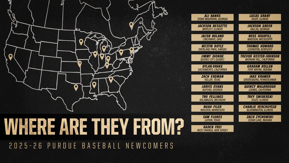 Nearly 2 dozen Newcomers have joined us from near &amp; far. Where are they from you ask? #BoilerUp #WelcomeAboard