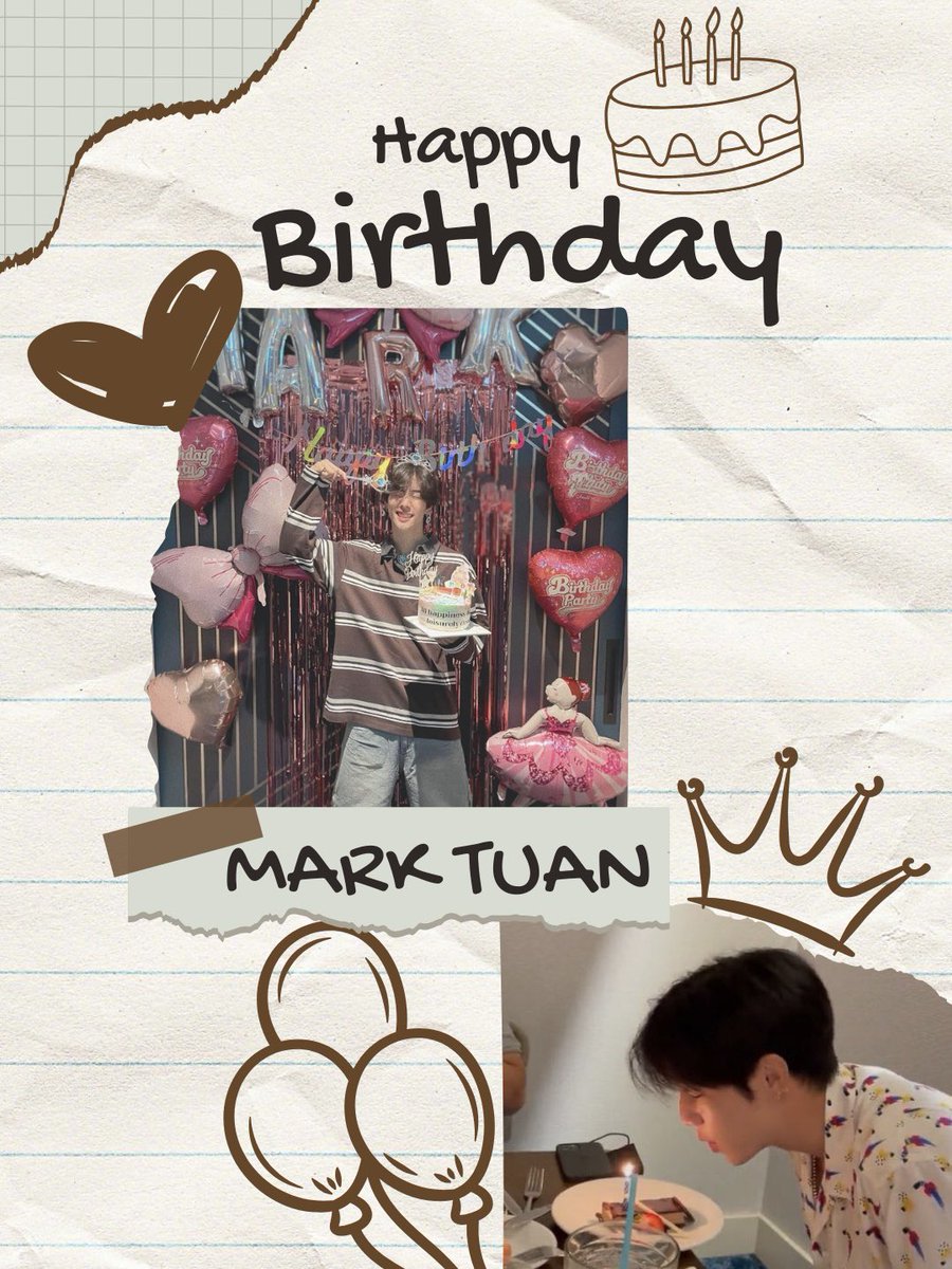 Cheers to another year of life 🥂🍾
🗝️HAPPY BIRTHDAY MARK TUAN 🐰
#BackInSeptemberWithMarkTuan