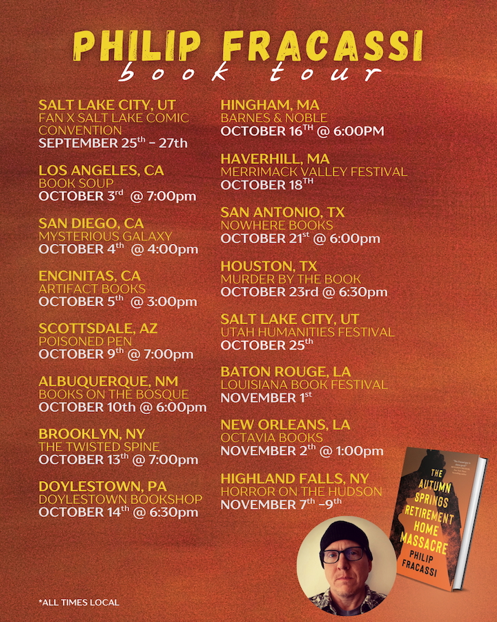 Tour Schedule for AUTUMN SPRINGS MASSACRE + an ebook deal! - mailchi.mp/b7f1a61bcba2/a…