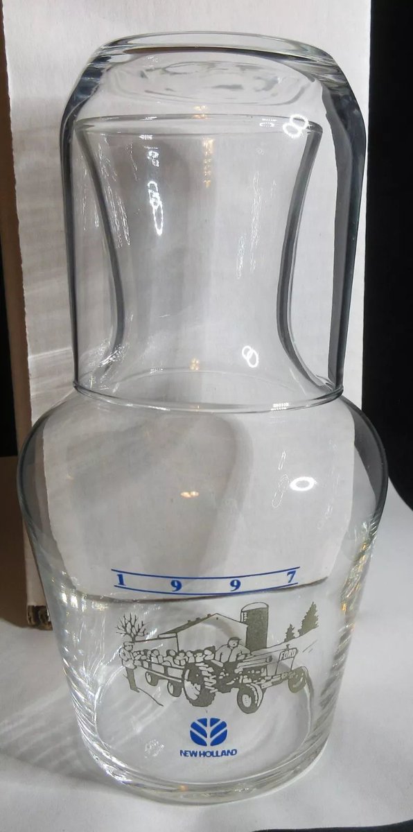 RusticTrove's tweet photo. Vintage Ford New Holland Bedside Nightstand Water Carafe Glass Set Night Tumbler https://t.co/6cqQpYxIRI⦠#eBay via
@eBay
#NewHolland #Collector #Unique #Glass #Vintage #promo #Agtwitter #Usfarmer #Harvest #farmland #Tractors #Carafe #Love #Gifts https://t.co/2iGiX83NVh