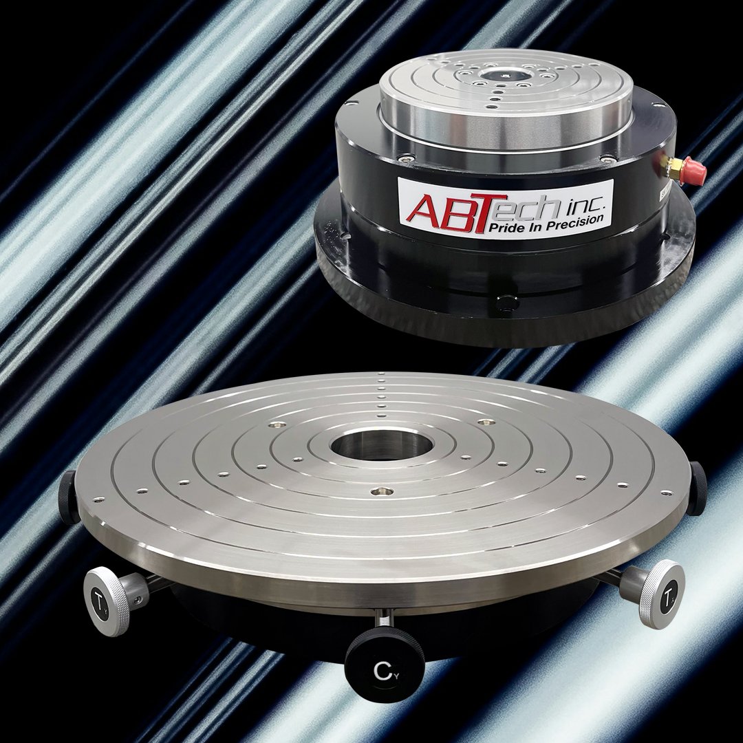 ABTechInc's tweet image. Rotary Tables 101
Not all rotary tables are created equal. Air-bearing, oil hydrostatic, and mechanical-bearing designs each bring unique advantages to precision manufacturing. Which one is right for your application? 
Start with our overview: hubs.la/Q03GxRyC0