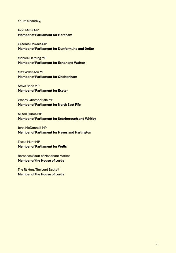 ✍️ Today I've joined Action for ME in writing to <a href="/wesstreeting/">Wes Streeting</a> on the chronic underfunding of ME/CFS research. Despite the prevalence of these conditions, they are still poorly understood and lack effective treatment.