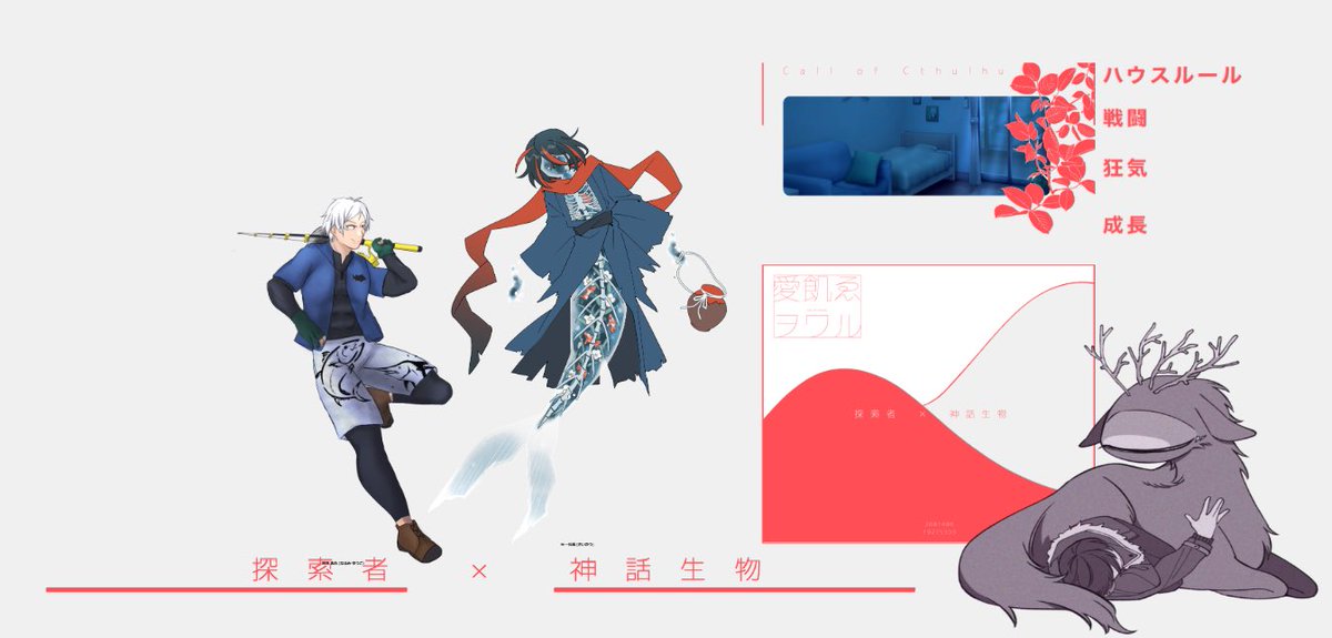 『愛飢ゑヲワル』

KP:しおパンダ

PL/PC
HO探索者:鳴海勇吾/しもぐちさん
HO神話生物:三一花雨/水植さん

エンドA1で終了しました！！
いいシナリオだった……
