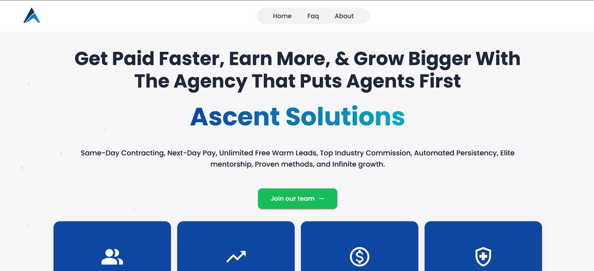 FakGlobals's tweet image. 🚀 Another proud launch by FAK Globals → joinascentsolutions.com
We build modern, responsive & SEO-ready websites that drive growth.
#FAKGlobals #WebDev #FullstackApp #WebApp #NextJS #React #Flask #Chatbot #ConversationalAI #Pipecat #CRM #GoHighLevel #LeadGeneration