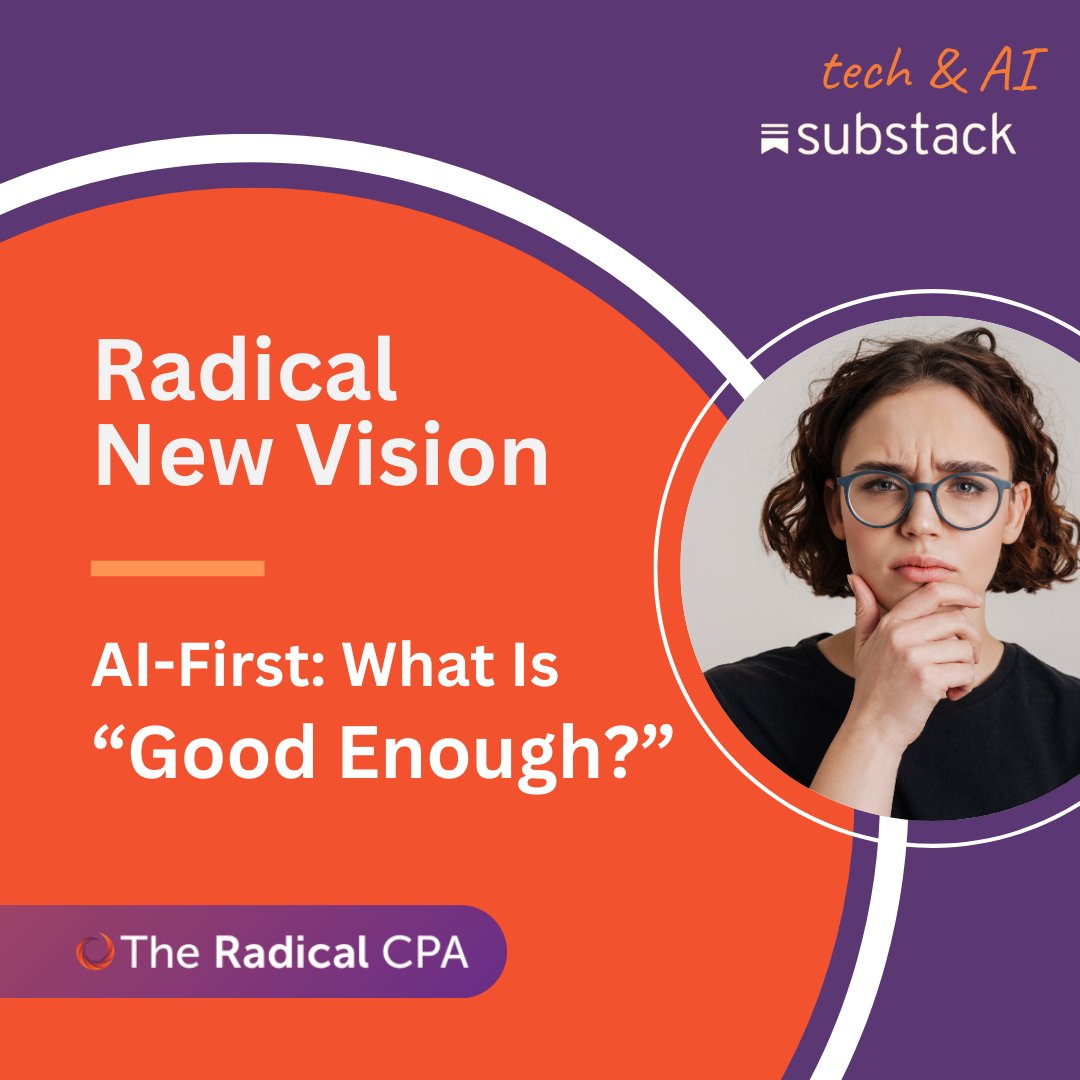JodyPadarCPA's tweet photo. Stop letting #AI do all the thinking for you. It’s a tool, not your replacement. Use it to spark ideas, then get your hands dirty and create something real. Bring your perspective, your edge, your humanity. https://t.co/y2BcbdXPXy
#RadicalNewVision #TaxTwitter #CPA #Accounant https://t.co/pn0wTKDFnU