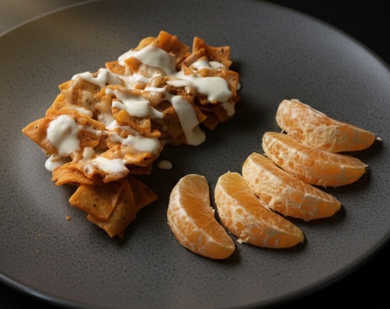 papaeschef's tweet photo. Buenos y mojados días, 
🍽
El desayuno de hoy para los niños, fueron estos deliciosos chilaquiles con puré de tomate, queso y crema. Yo siempre incluyo una porción de fruta.

De lunch traen 💰 para la tiendita 🙌 https://t.co/LqSbqYbFHN