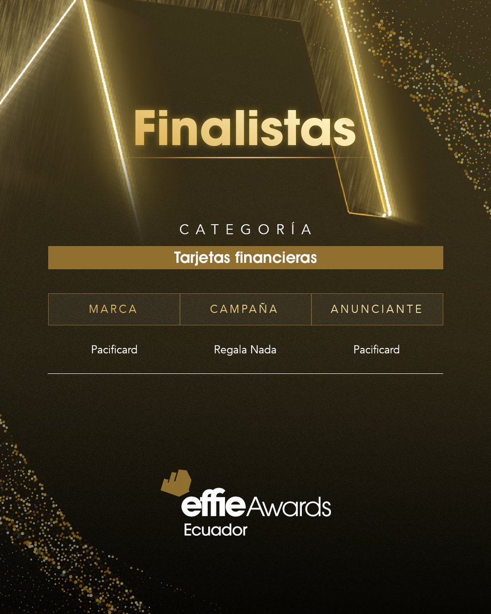 Finalistas Effie Awards Ecuador 2025 👏

#EffieAwardsEcuador