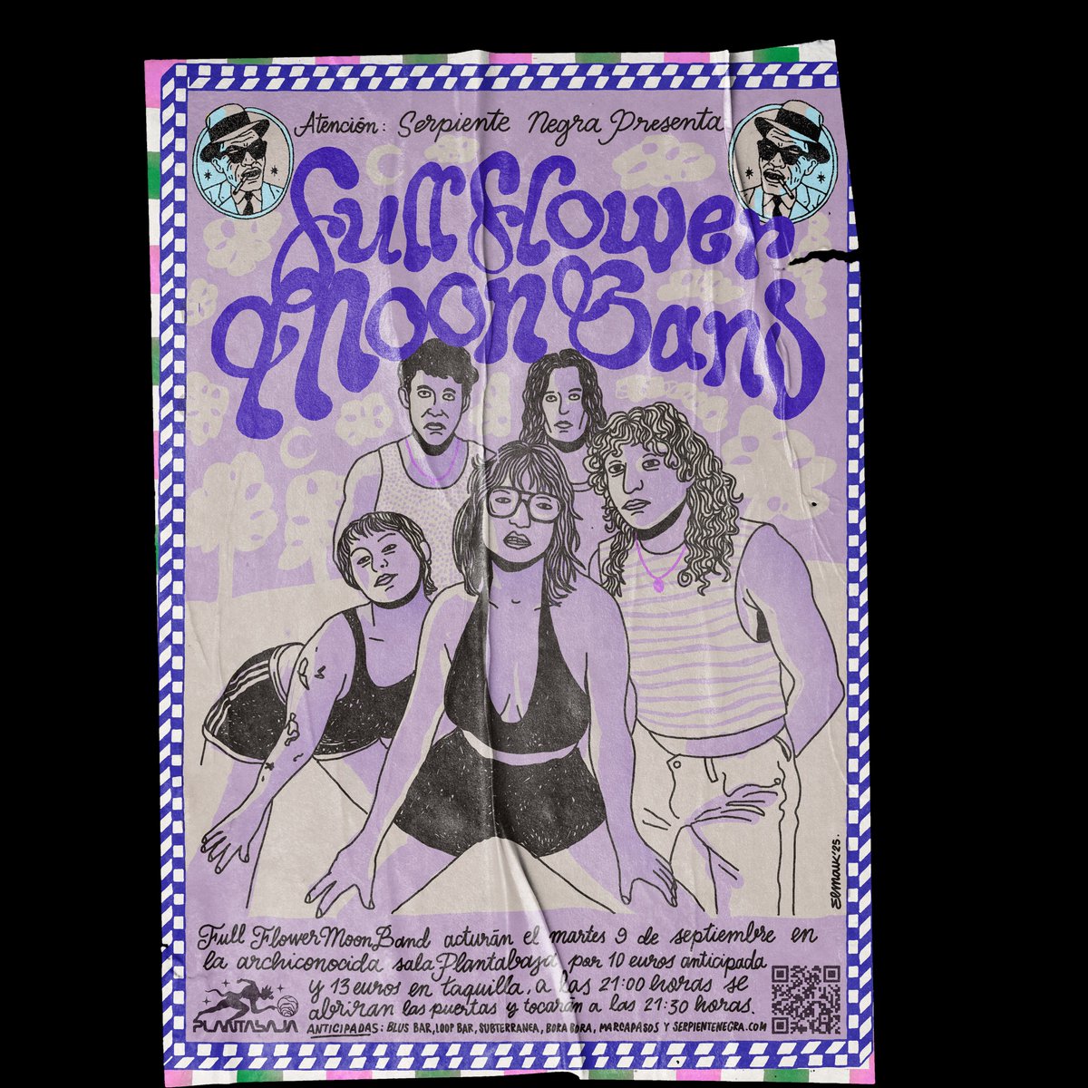 FULL FLOWER MOON BAND (<a href="/F_F_M_B_/">FullFlowerMoonBand</a> ) abrirán nuestra temporada en el Planta desde Brisbane, Australia. 

★ Diseño: Maïk
★ Tickets desde 10 euros en puntos habituales y bio.site/serpientenegra