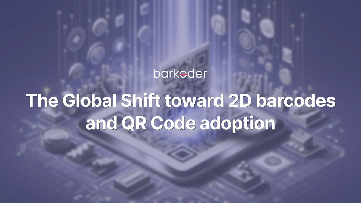 TheBarkoder's tweet image. Barcodes are evolving.
By 2027, 2D/QR will replace 1D barcodes worldwide.
Why?
- More data
- Better traceability
- Scans even when damaged
See how #barKoder is powering the shift: barkoder.com/blog/the-globa…
#QRcode #2DBarcode #SupplyChain #Innovation