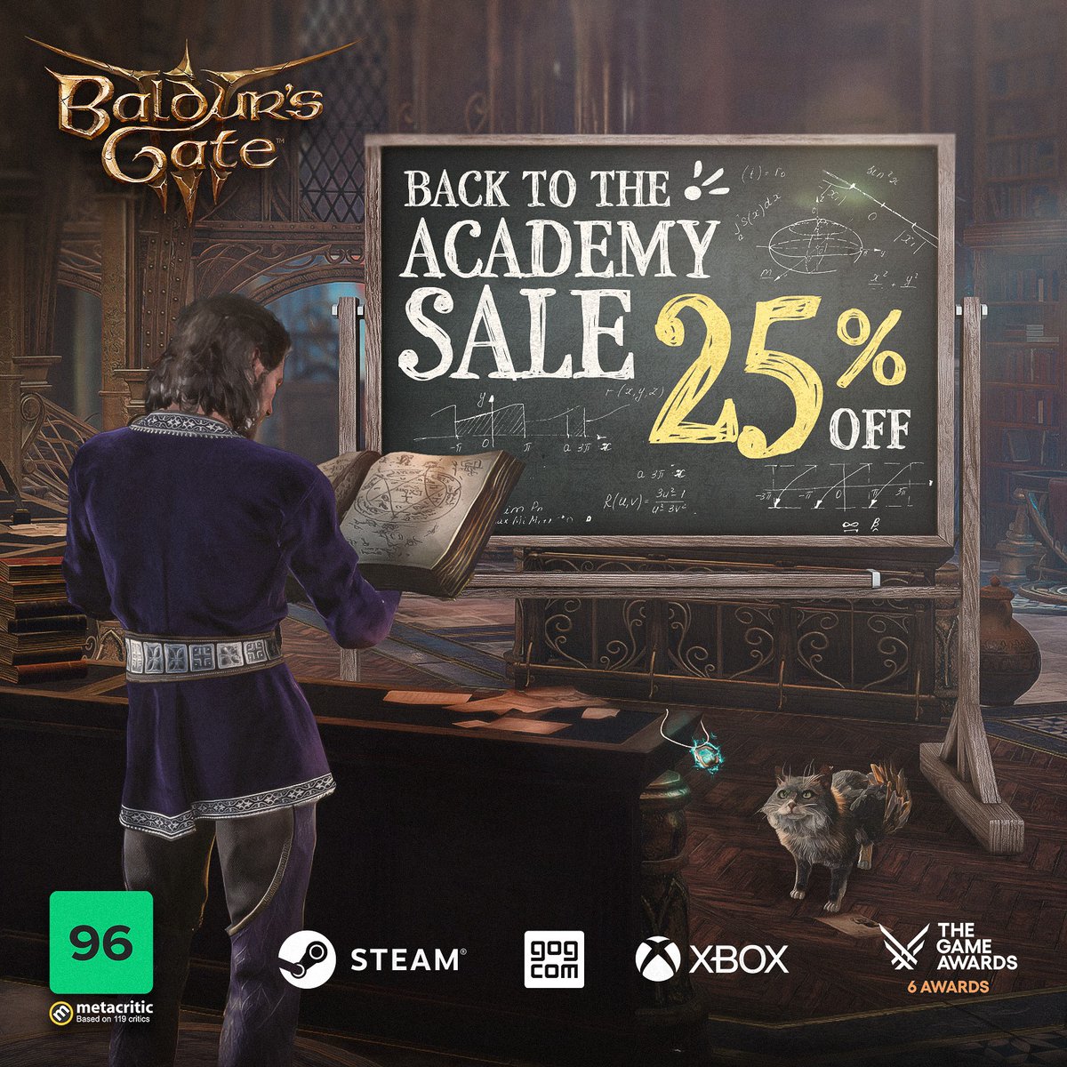 - Learn the power of friendship with cross-play co-op.
- Research the effects of consuming Hag hair.
- Calculate how many disembodied limbs make a full clown.
- Or stop the mind flayer invasion here to destroy existence as we know it (for extra credit)

BG3 now 25% off on Steam,