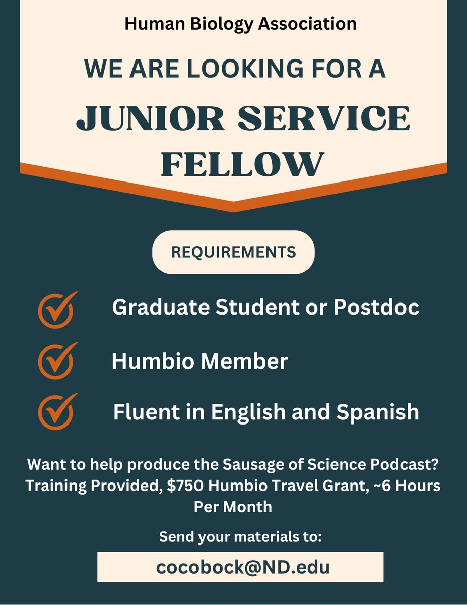 Human Biology Association & Amer J Hum Biol tweet media