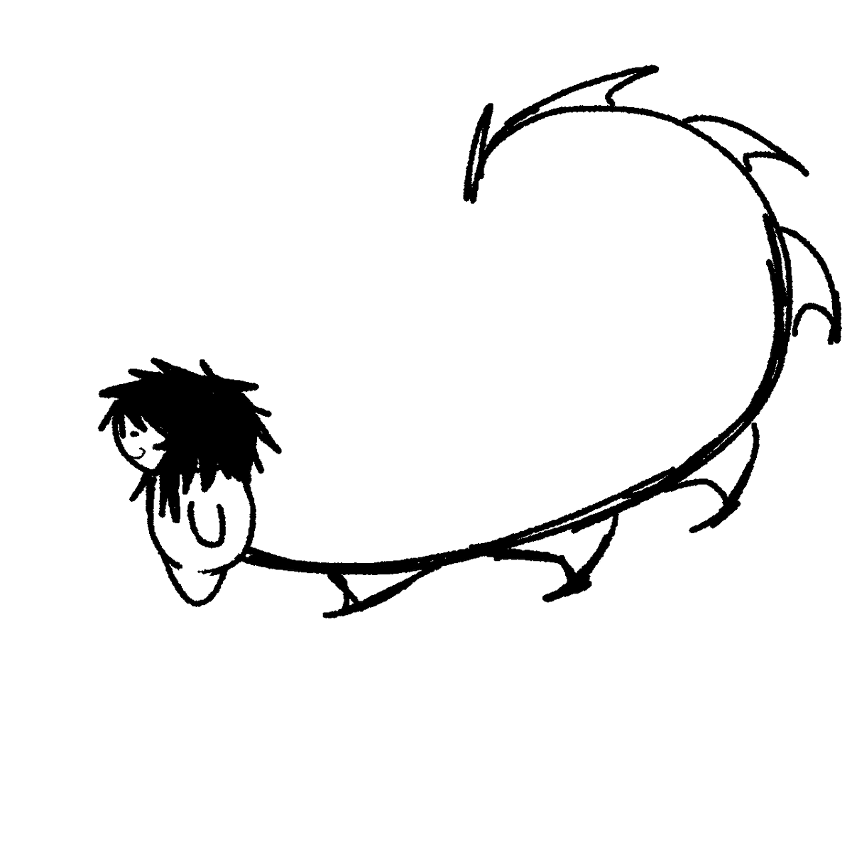 what if two time had a reeally long tail