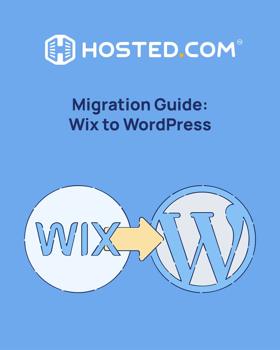hostedcom's tweet image. Moving Wix to WordPress? 
Read how here: tinyurl.com/mvv4m32f
#WixToWordPress #MigrationMadeSimple #WebHosting #WordPressMigration
