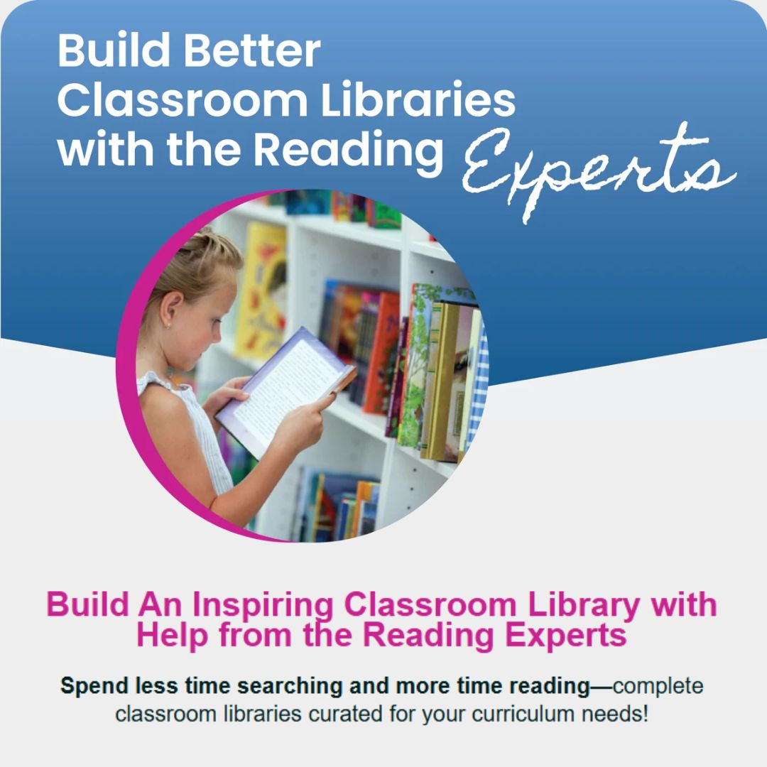 Booksource's tweet image. Build an unforgettable classroom library with help from the reading experts! From starter sets to expanded collections, our expertly curated libraries save you time & keep your shelves full of engaging, grade-level titles.
Explore All Classroom Libraries: buff.ly/OVkFriF